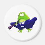 Clarinet Frog Fridge Magnets