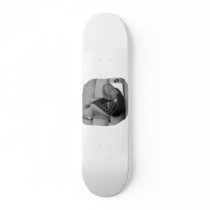 Clarinet Girl Player Steps with Tuner and Music Skate Boards