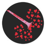 Clarinet Hearts stickers