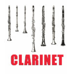 Clarinet Lineup t-shirts