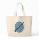 clarinet music note design bags