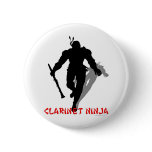 Clarinet Ninja Pin