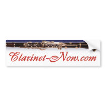 Clarinet-Now.com Bumper Sticker bumper stickers