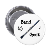 Clarinet Pinback Buttons
