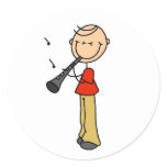 Clarinet Player Stickers Sticker