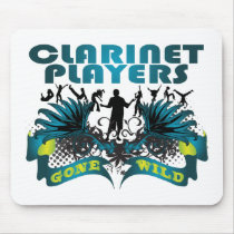 Clarinet Players Gone Wild mousepads by busybrain Clarinet Players Gone Wild mousepads