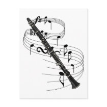 Clarinet Post Card