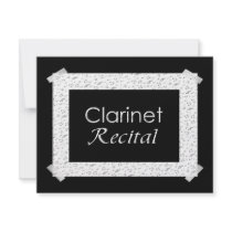 Clarinet Recital Invitation by dndartstudio Clarinet Recital Invitation