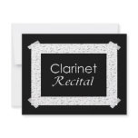 Clarinet Recital Invitation
