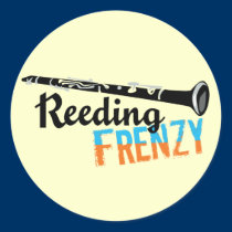 Clarinet Reeding Frenzy stickers