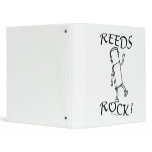 Clarinet Reeds Rock 3 Ring Binder