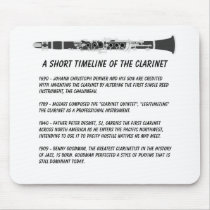 Clarinet Timeline mousepads by MarchingBand Clarinet Timeline mousepads