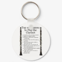 Clarinet Top 10 keychains by MarchingBand Clarinet Top 10 keychains