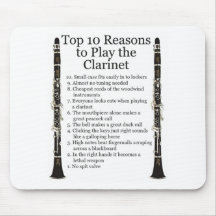 Clarinet Top 10 Mousepads