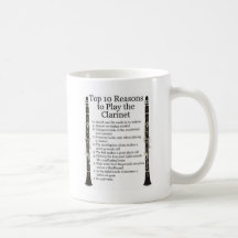 Clarinet Top 10 Mug