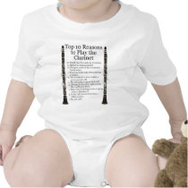 Clarinet Top 10 t-shirts by MarchingBand Clarinet Top 10 t-shirts