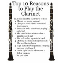 Clarinet Top 10 t-shirts by MarchingBand Clarinet Top 10 t-shirts