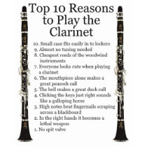 Clarinet Top 10 t-shirts by MarchingBand Clarinet Top 10 t-shirts