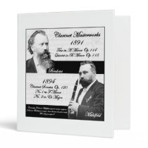 Clarinetist Mühlfeld inspired Brahms binders
