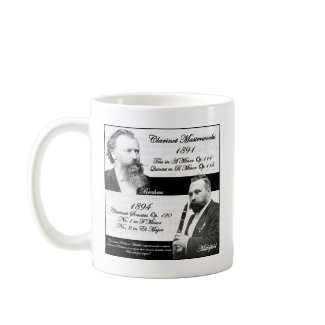 Clarinetist Mühlfeld inspired Brahms Mug