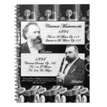 Clarinetist Mühlfeld inspired Brahms notebooks