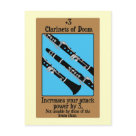 postcard - Clarinets of Doom! DOOOOOOOOMMMMM! Great for clarinet players who are also role playing geeks!