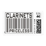 Clarinets Priceless postage