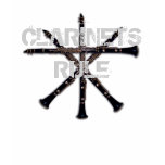 Clarinets Rule on Dark T-Shirts