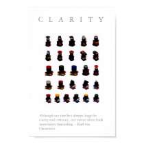 CLARITY - Motivational "Button" Print w. quote