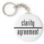 Clarity Over Agreement Round Key Chain