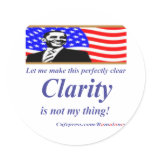 Clarity Round Sticker