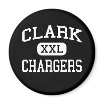 Clark - Chargers - High School - Las Vegas Nevada magnets by customteamsportswear Clark - Chargers - High School - Las Vegas Nevada magnets