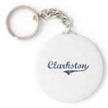 Clarkston Utah Classic Design keychains