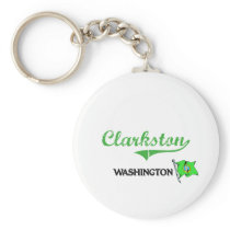 Clarkston Washington City Classic Keychain