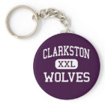 Clarkston - Wolves - Junior - Clarkston Michigan keychains