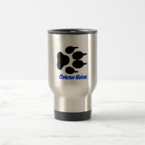 Clarkston Wolves wolf print mug by trish1968 Clarkston Wolves wolf print mug