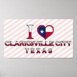 Clarksville City�, Texas Print