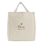Clarrisa Name With English Meaning Natural Canvas Bag