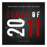 Clase elegante de la invitación 2011 de la graduac