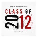 Clase elegante de la invitación 2012 de la graduac
