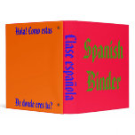 Clase Espanol 3 Ring Binders