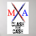 CLASH FOR CASH posters