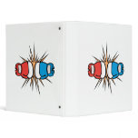 clashing boxing gloves binders