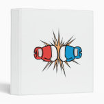 clashing boxing gloves binders