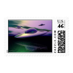 Clasic UFO postage