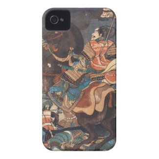 Clasic vintage ukiyo-e legendary samurai general iPhone 4 cover