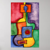 Clasical Guitar Print