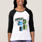 ladies_fitted_raglan - A Unique Class 2011 geometric and colorful design for the Seniors of 2011!