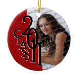 Class 2011 Graduation Photo Christmas Ornament