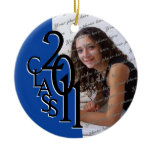 Class 2011 Graduation Photo Christmas Ornaments